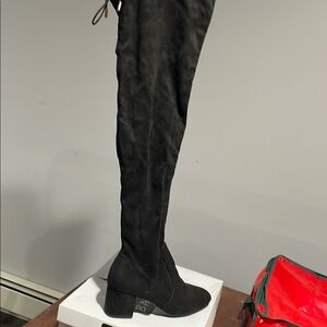 Women's Black Over-the-Knee Boots